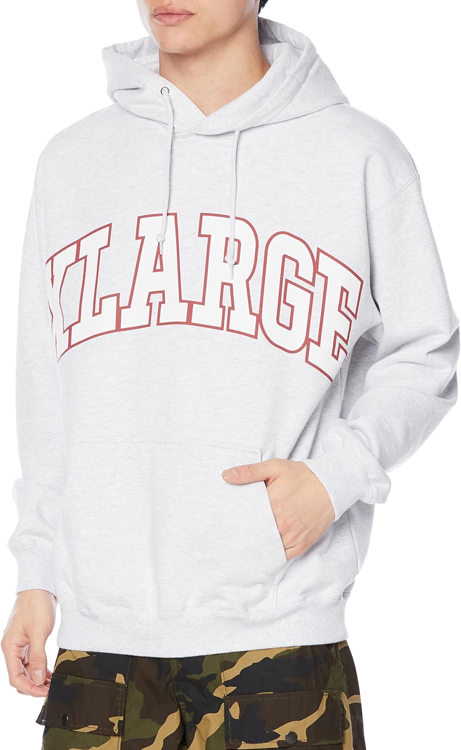 

Мужская толстовка с капюшоном и логотипом Arch Logo Xlarge, пепельный