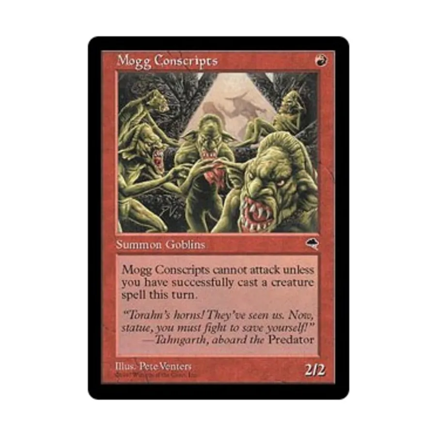

CCG Моггские призывники (C), MTG - Tempest