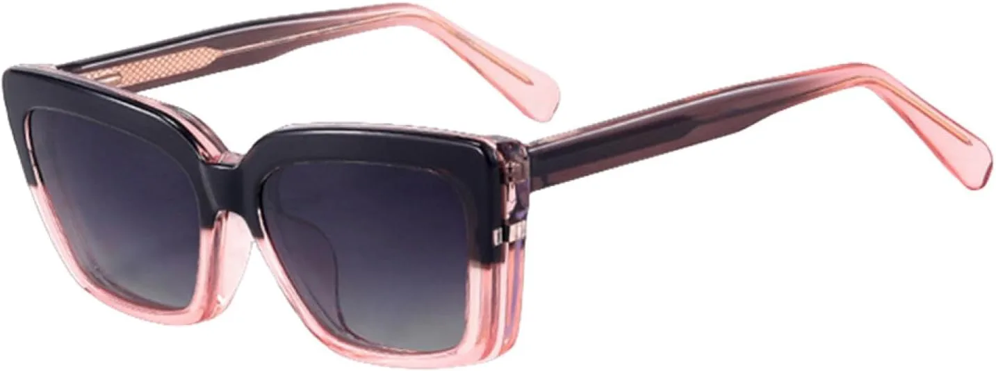 

Женские поляризованные солнцезащитные очки с магнитной оправой, защитой от УФ-излучения UV400, изготовленные из ацетата, с леопардовым принтом, черного цвета VFDHN, 4