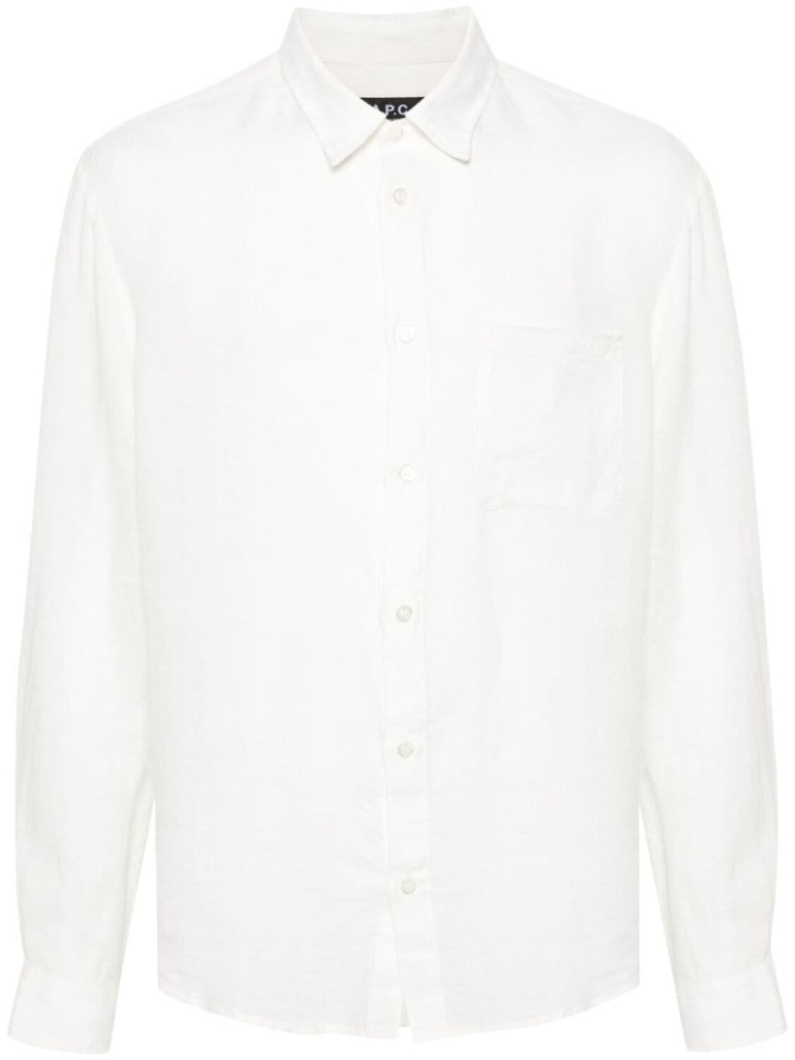 

A.P.C. рубашка Cassel с вышитым логотипом, белый