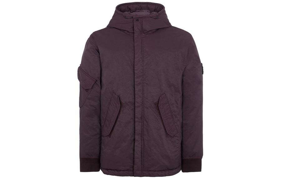 

Куртка мужская темно-бордовая Stone Island, темно-бордовый