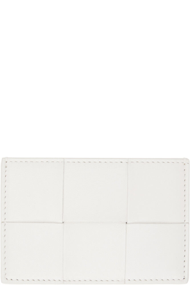 

Белый кассетный футляр для кредитных карт Bottega Veneta