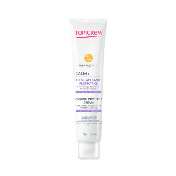 

Успокаивающий крем с защитой Crema Calmante Protectora Spf50 Topicrem, 40 ml