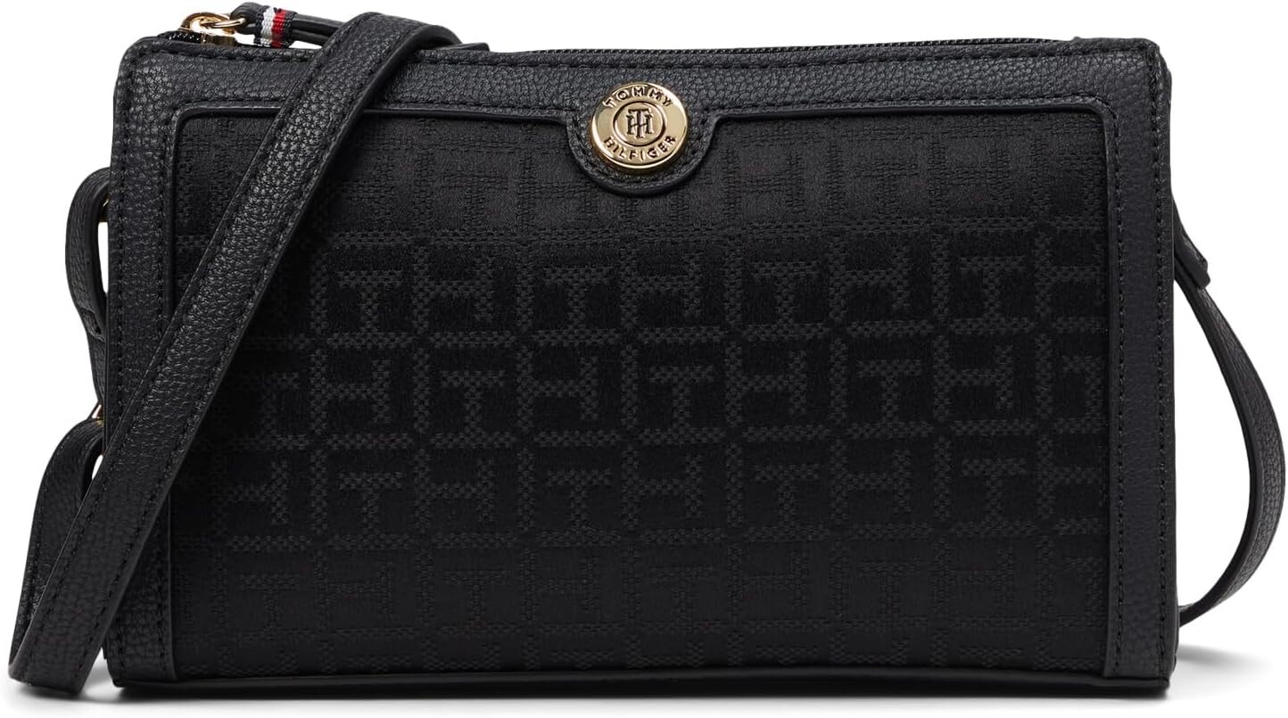 

Сумка кросс-боди Tommy Hilfiger Wilder II Top Zip Crossbody, цвет Black Tonal