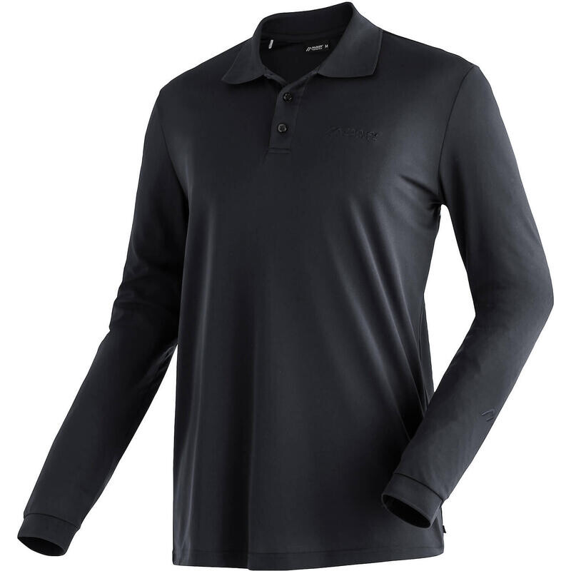 

Рубашка Maier Sports, цвет schwarz/dunkelgrau/schwarz