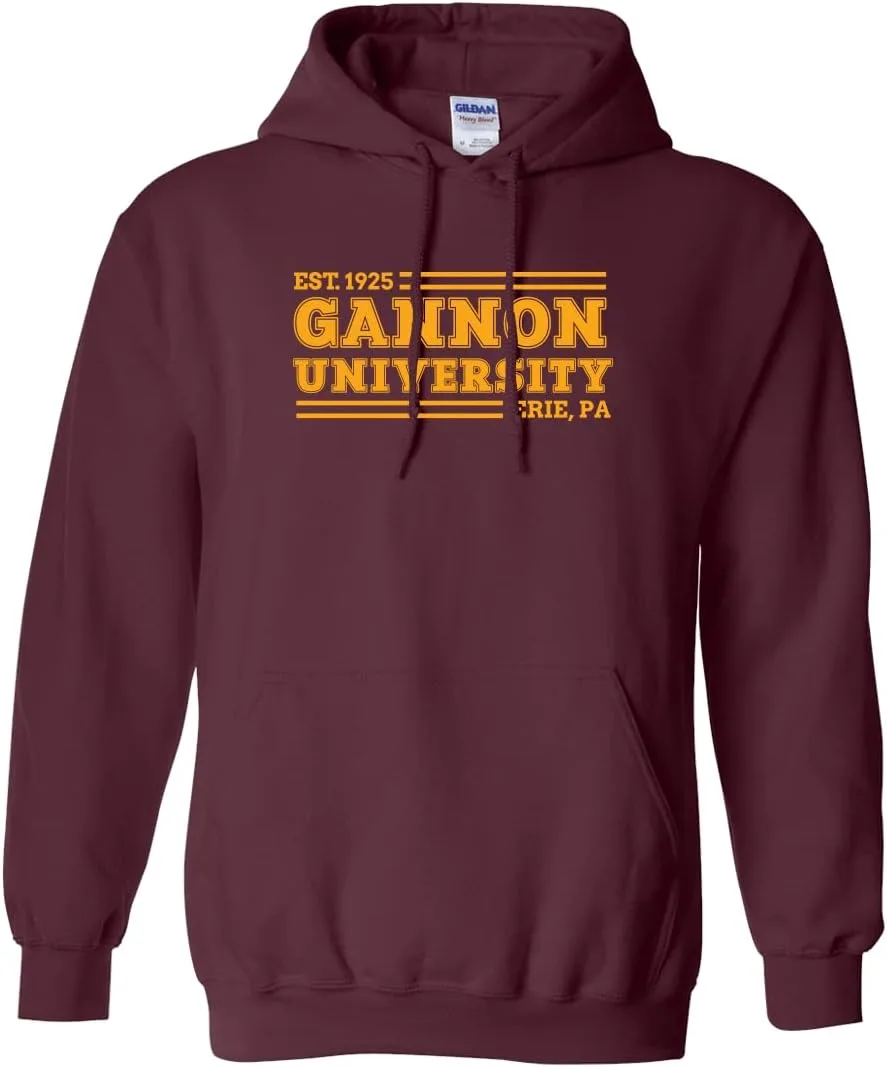 

Толстовка с капюшоном Gannon University Block Text One Color Unisex CreateMyTee
