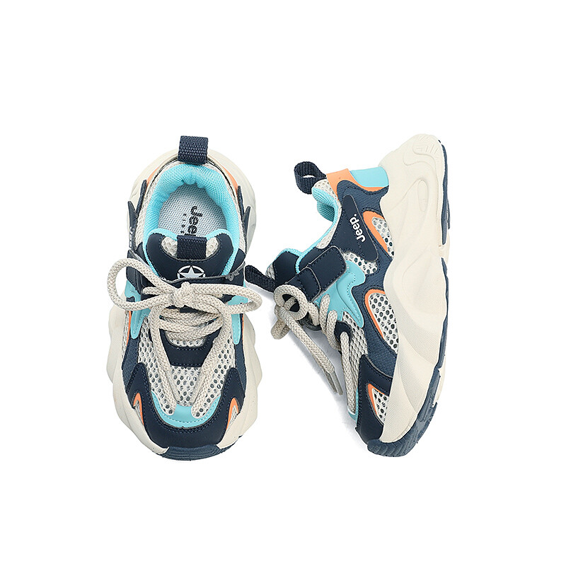 Кроссовки Jeep Kids Lifestyle Shoes Kids Low-top White, синий — фото 4