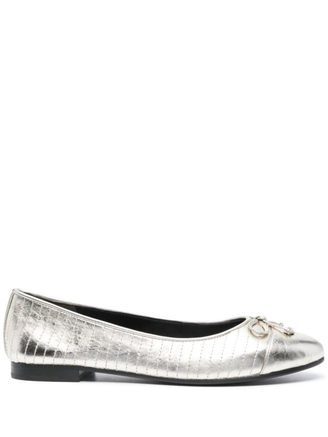 

Tory Burch балетки с декором Double T, золотистый
