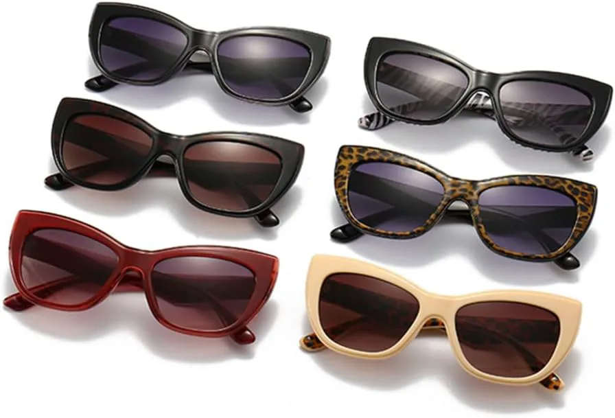 

Женские солнцезащитные очки «кошачий глаз» для женщин, защита от ультрафиолета UV400, ретро-стиль, коричневый леопардовый принт, черные очки LANGSER, Beige Brown