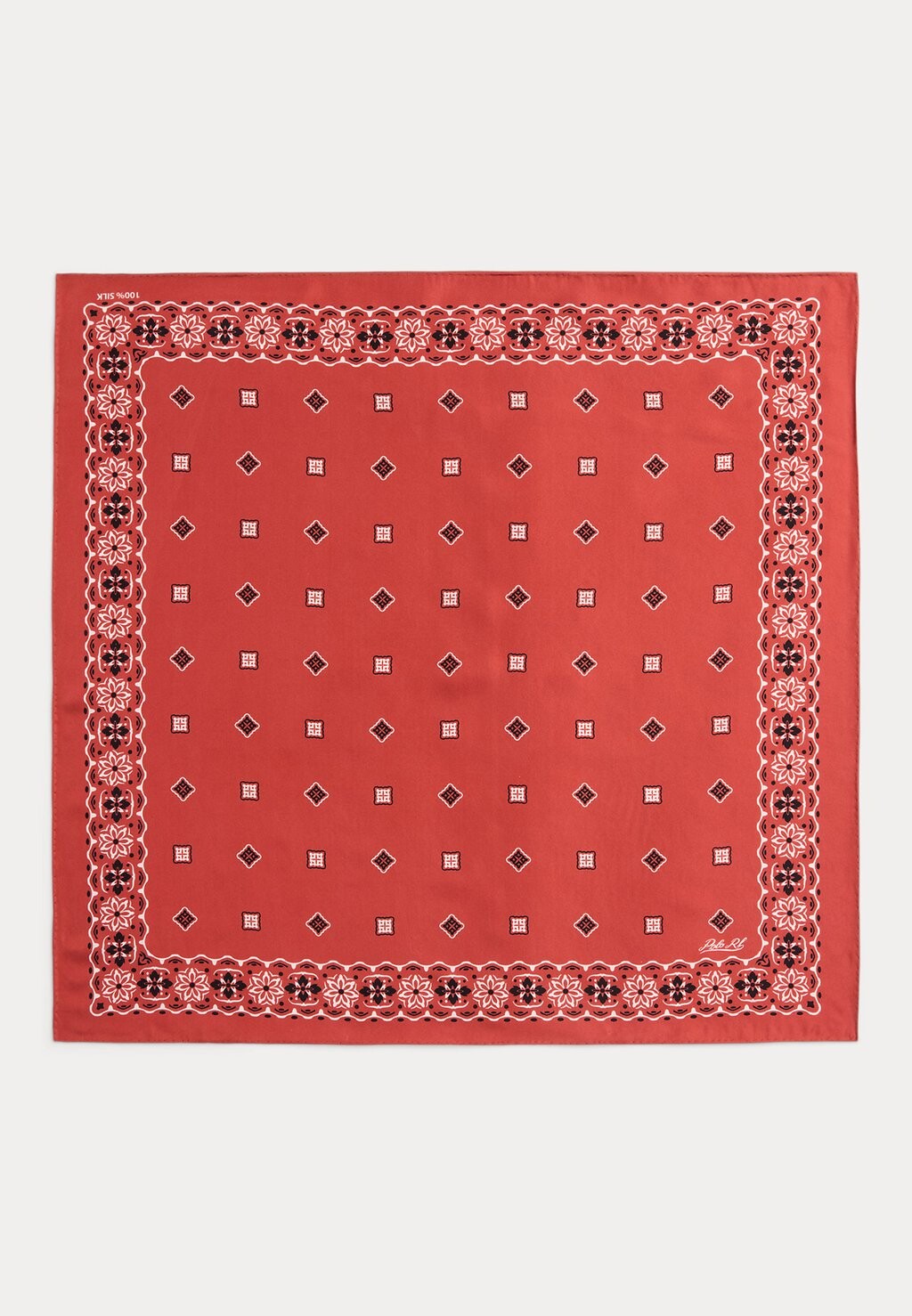 

Шарф LOGO SILK BANDANNA Ralph Lauren, красный