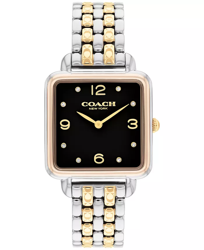 

Женские часы Cass Tri-Tone с браслетом из нержавеющей стали, 28 мм COACH