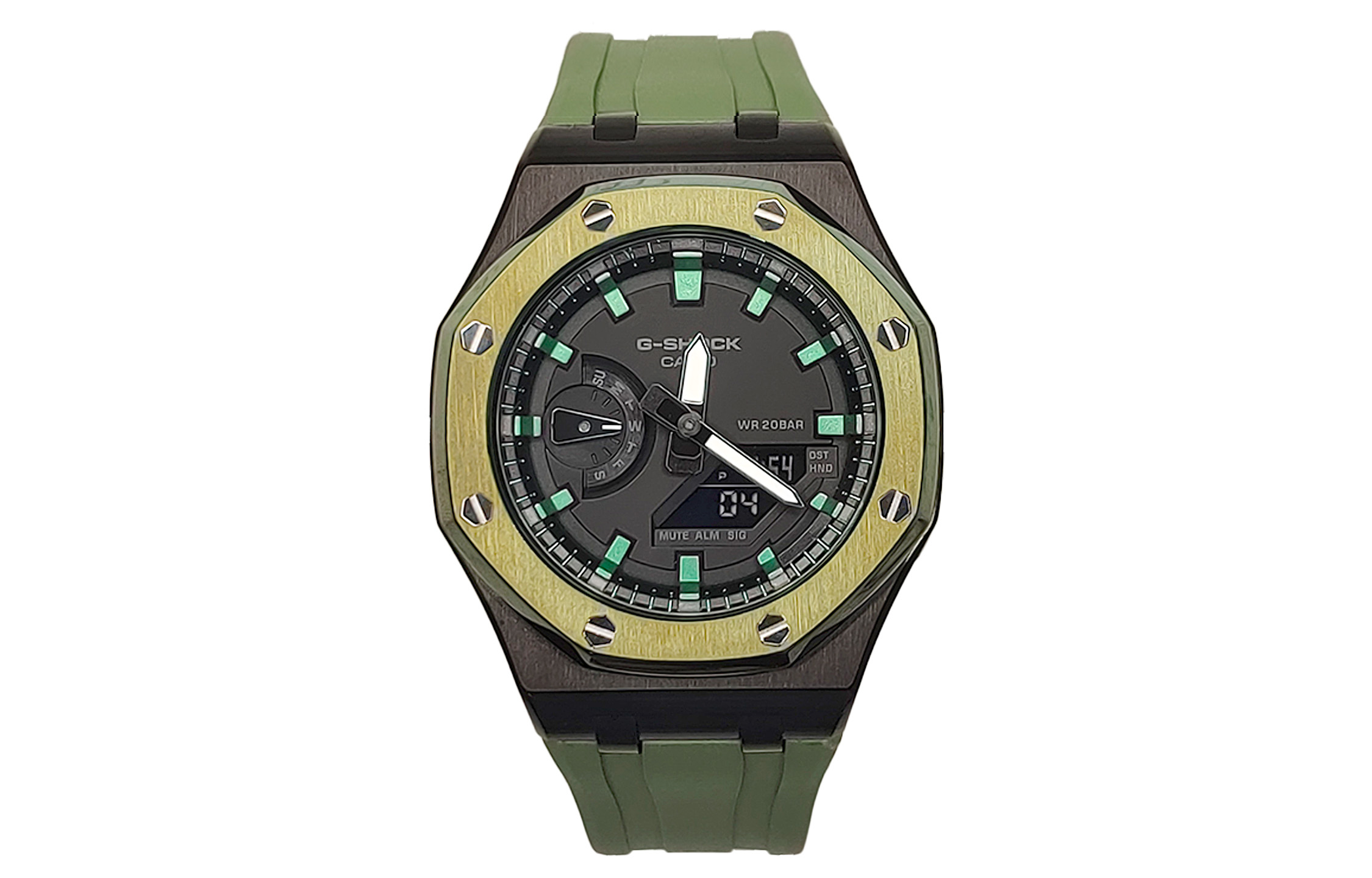 

Мужские часы CASIO Liquid Crystal/Analog Dual Display Series черные