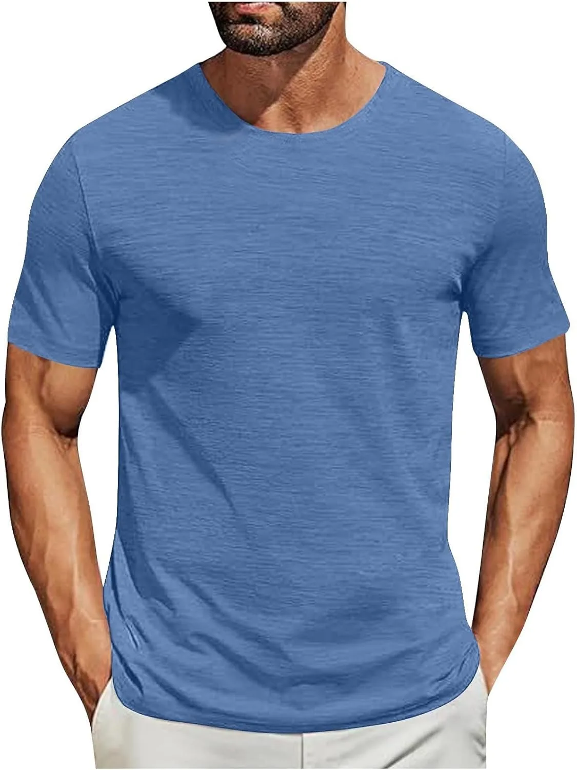 

Футболка с коротким рукавом для мужчин Casual Slim Fit