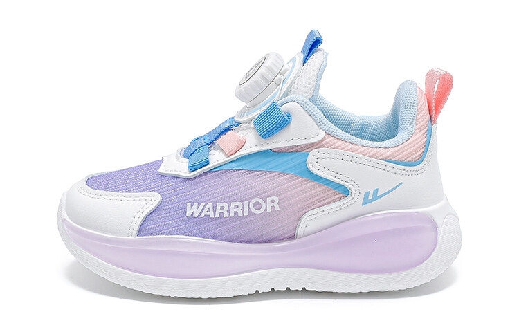 

Детские кроссовки Детские низкие Warrior, белый/розовый/фиолетовый