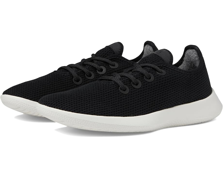 Туфли на плоской подошве Allbirds Tree Runner, цвет Jet Black (White)