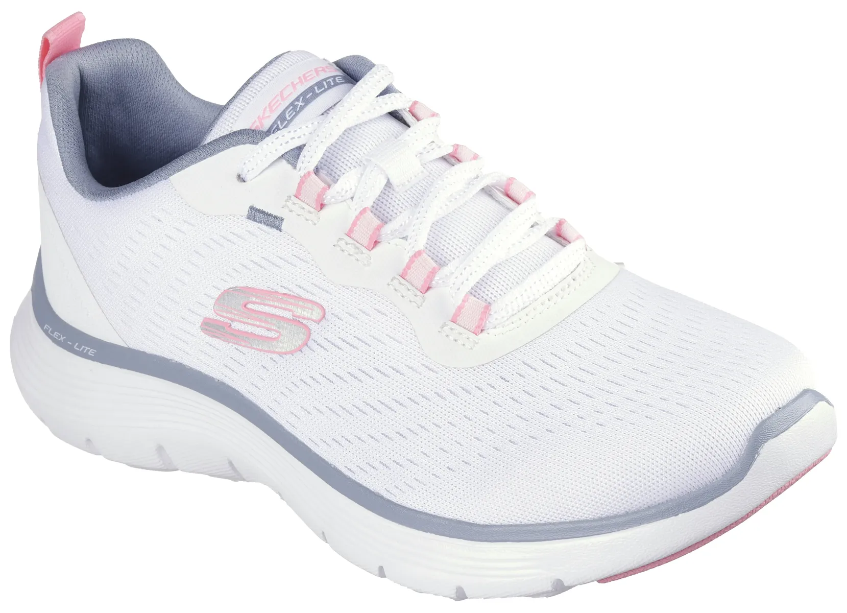 Кроссовки Skechers "FLEX APPEAL 5.0-", с практичной петлей для застегивания, повседневная обувь, полуботинки, туфли на шнуровке, розовый