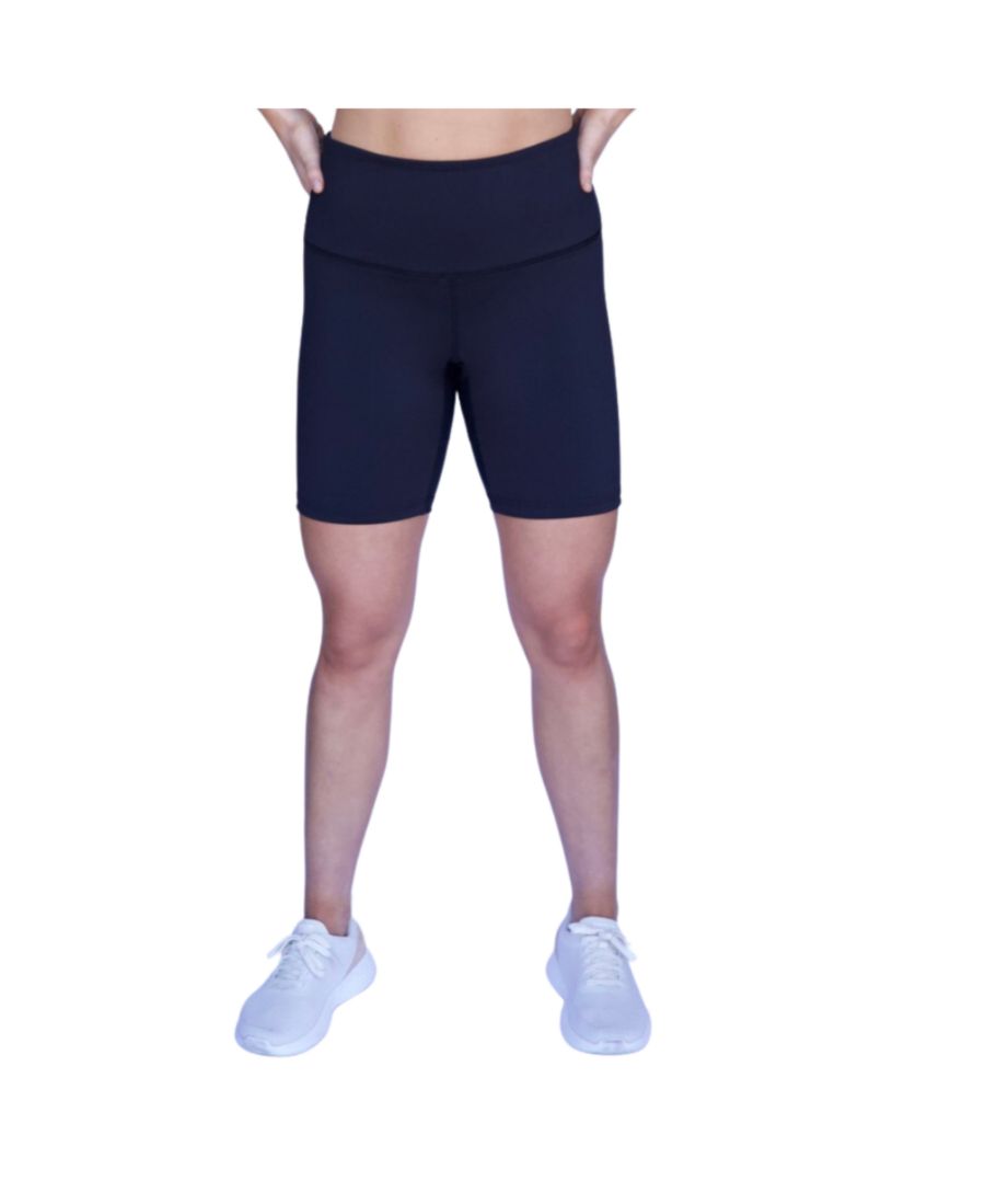 

Женские непромокаемые спортивные шорты длиной 7 дюймов для защиты от недержания мочи и менструации Moxie Leakproof Activewear, Black