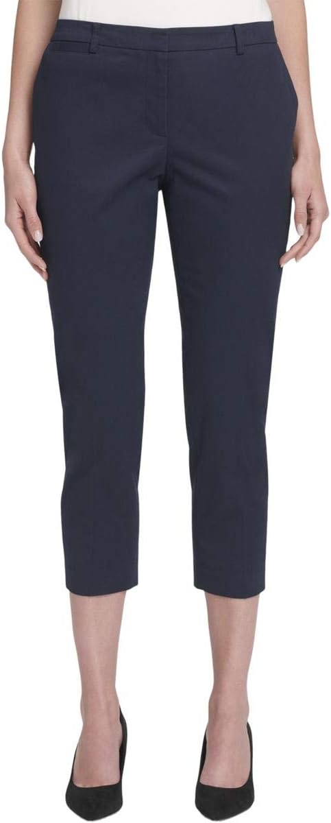 Укороченные брюки прямого кроя Tommy Hilfiger, Midnight