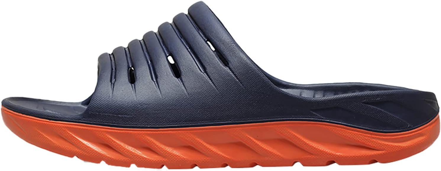 

Мужские удобные и легкие большие толстые тапочки с поддержкой свода стопы для лета, мужской халат и тапочки для душа Generic, синий