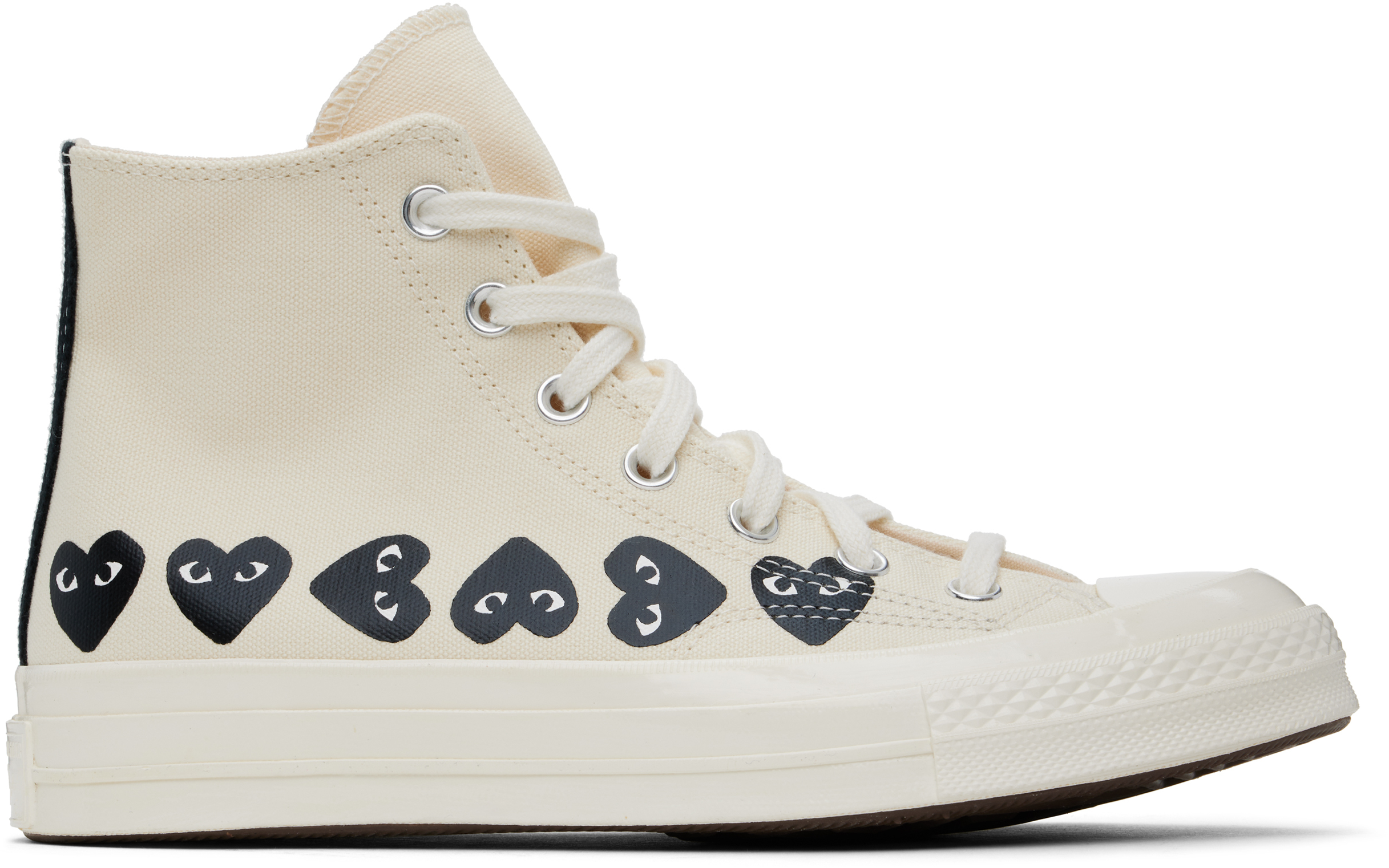 

Высокие кеды Off-White Converse Edition Chuck 70 Multi Heart COMME des GARcONS PLAY
