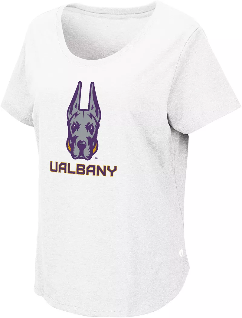 

Женская белая футболка Colosseum Albany Great Danes