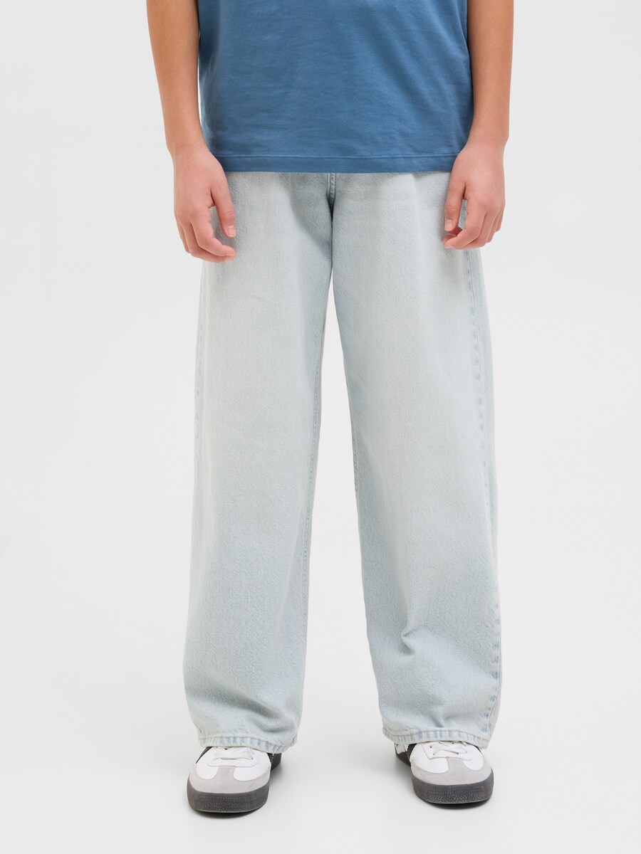 Мешковатые джинсы Jack & Jones Junior JJIRon JJOriginal, светло-синий — фото 2