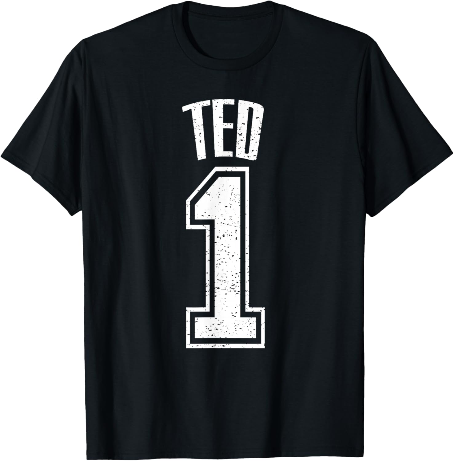 

Футболка Ted Supporter #1 Big Fan Ted Support Goods And Fan Gifts For Men And Women, черный