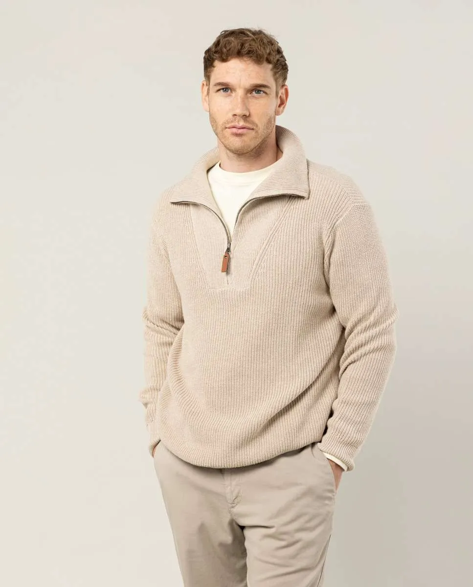 

Мужская толстовка с высоким воротником на молнии Scotta 1985, пастельно-розовый