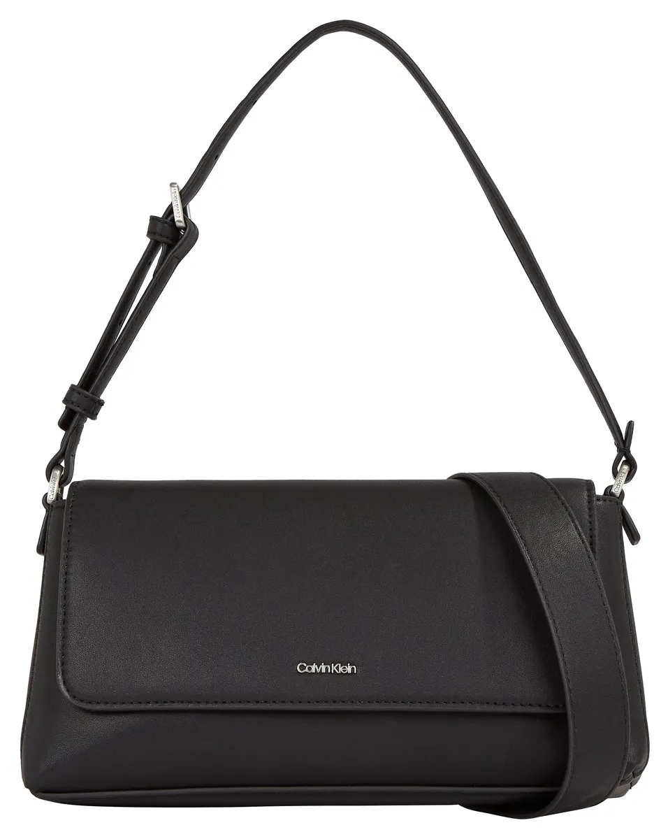 

Сумка через плечо Calvin Klein "CK MUST SHOULDER BAG", простой дизайн с надписью бренда, цвет Ck Black