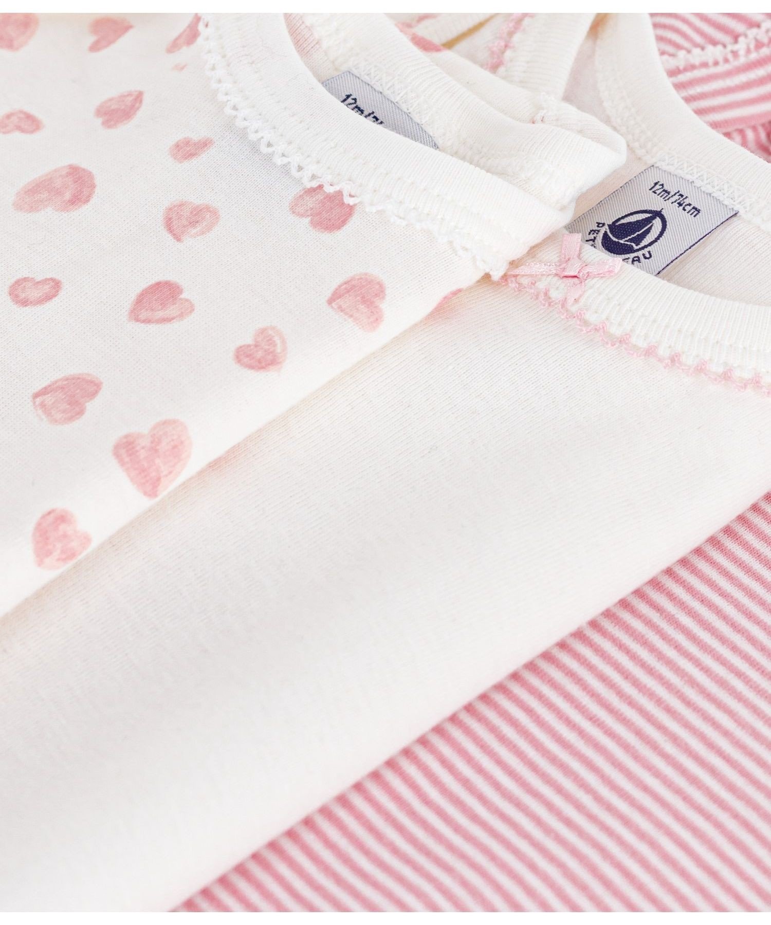 Боди с длинными рукавами (комплект из 3 предметов) PETIT BATEAU, Multicolor 1 — фото 3