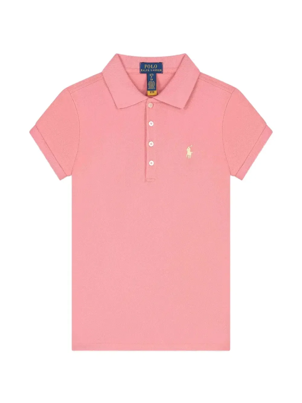 Рубашка поло с короткими рукавами Polo Ralph Lauren Kids, розовый