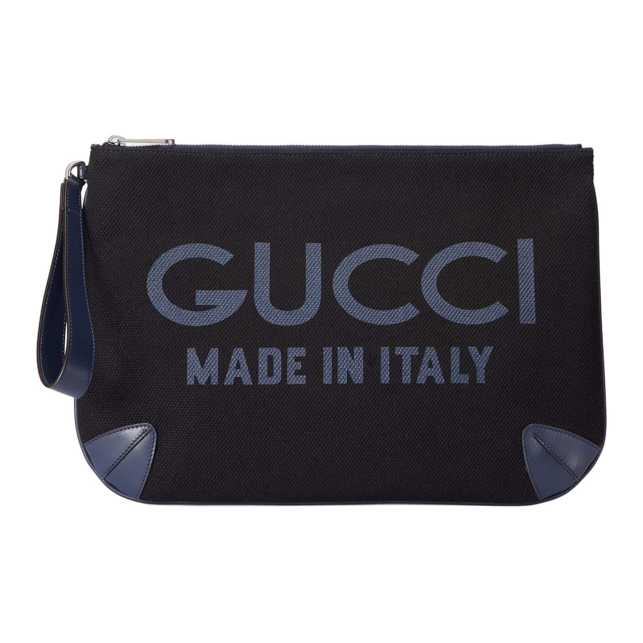 

GUCCI Хлопковый клатч мужской черный