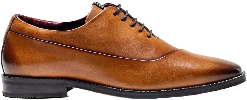 

Мужские оксфорды из натуральной кожи, обувь на шнуровке для особых случаев Sirri, Tan