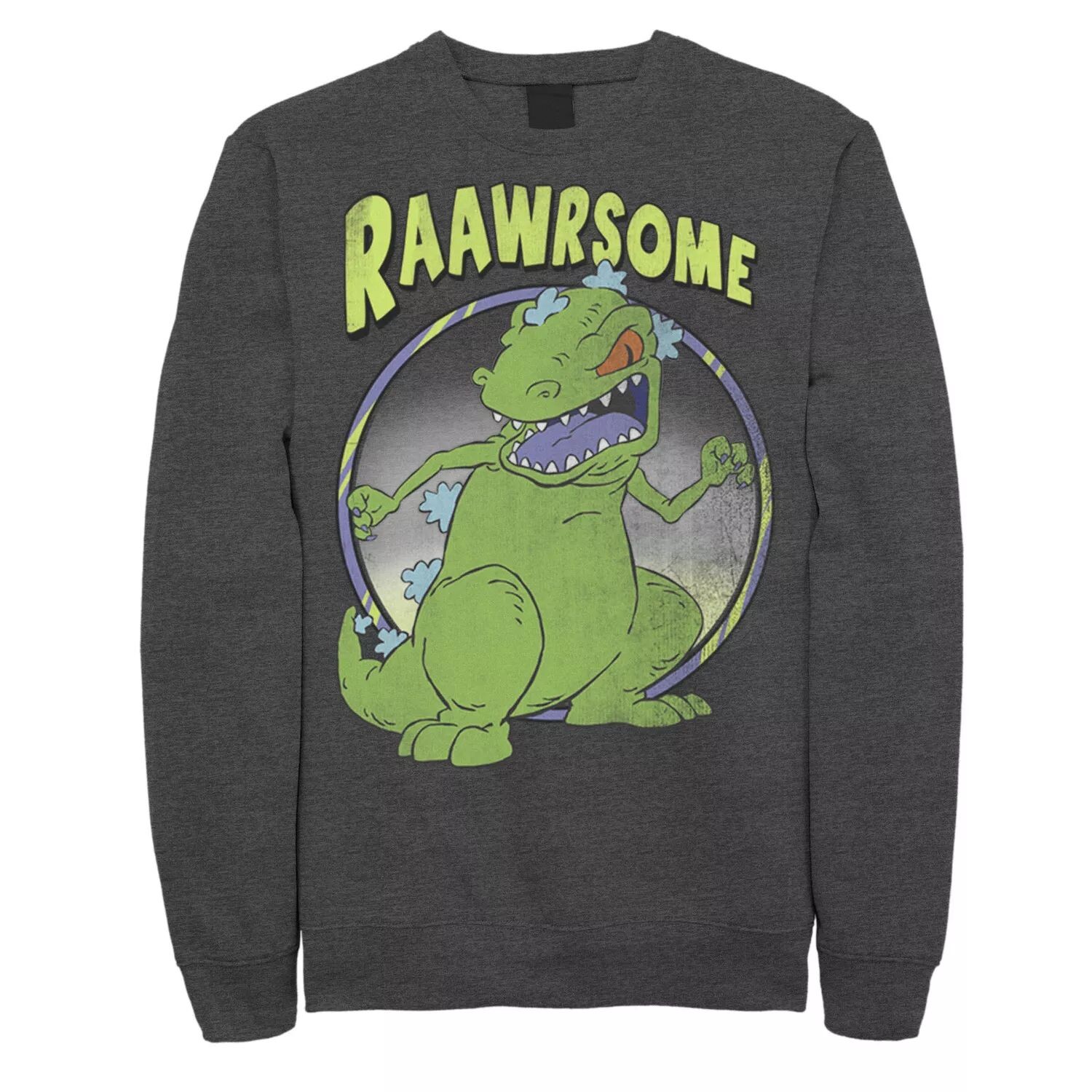 

Мужской свитшот RugRats Reptar Raawrsome Licensed Character