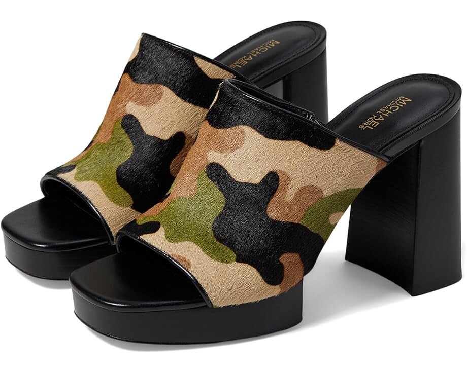 

Туфли MICHAEL Michael Kors Celeste Platform Sandal, цвет Smokey Olive Multi