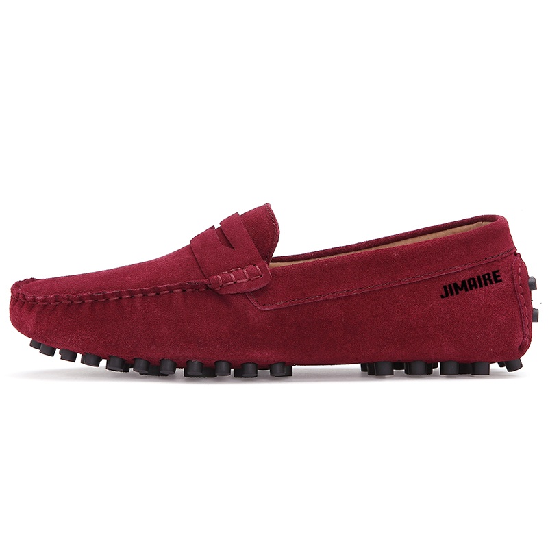 

King Jinmai Красные Мокасины мужские, цвет Red