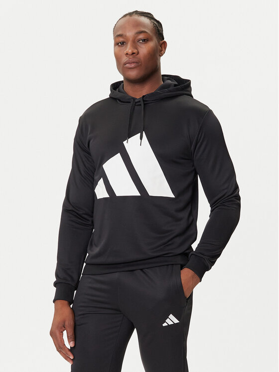Спортивный костюм regular fit Big Logo French Terry JX5551 Adidas, чёрный — фото 3