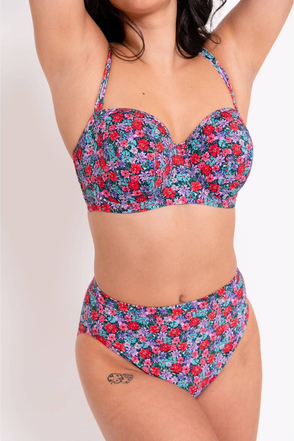 

Kitsch kate трусики бикини с высокой талией Curvy Kate, синий