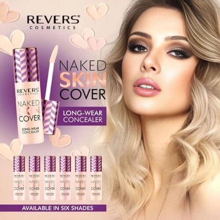 

Невидимый жидкий консилер, корректор макияжа, стойкое полное покрытие Revers Cosmetics