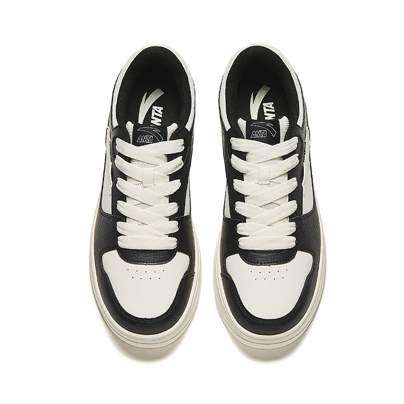 Кроссовки ANTA Skateboarding Shoes Men Low-top Ivory/Black, слоновая кость/черный — фото 2