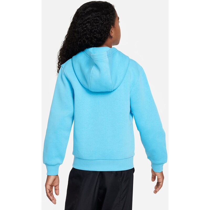 Hoodie km k nsw club flc hdy Nike, синий — фото 2
