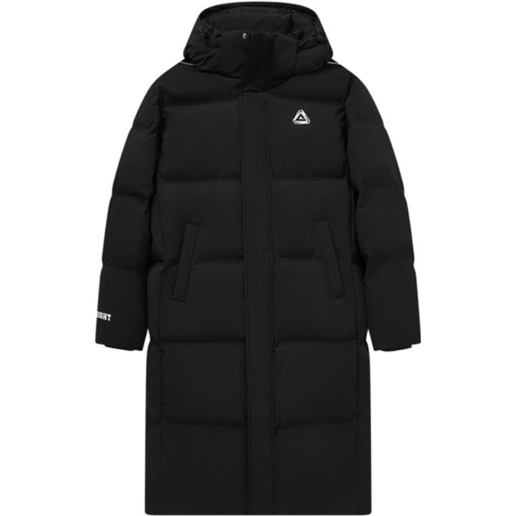 

PEAK Правая серия пуховик Модный стиль одежды Унисекс черный, Black