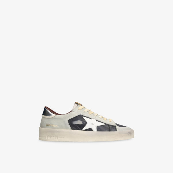

Мужские кожаные низкие кроссовки Stardan Golden Goose, синий
