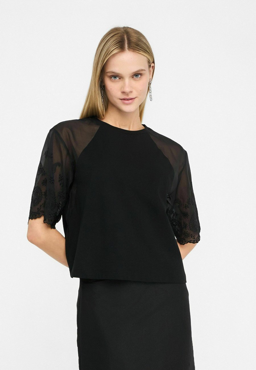 

Футболка LIU JO Basic T-shirt, Black, Черный, Футболка LIU JO Basic T-shirt, Black