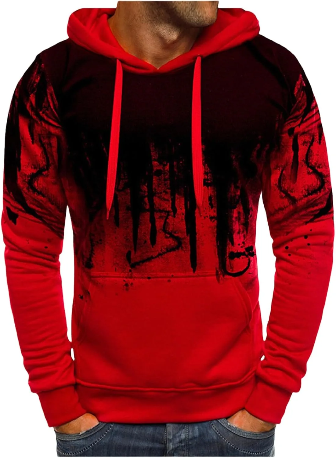 

Легкий худи с градиентным принтом RSZGSWS