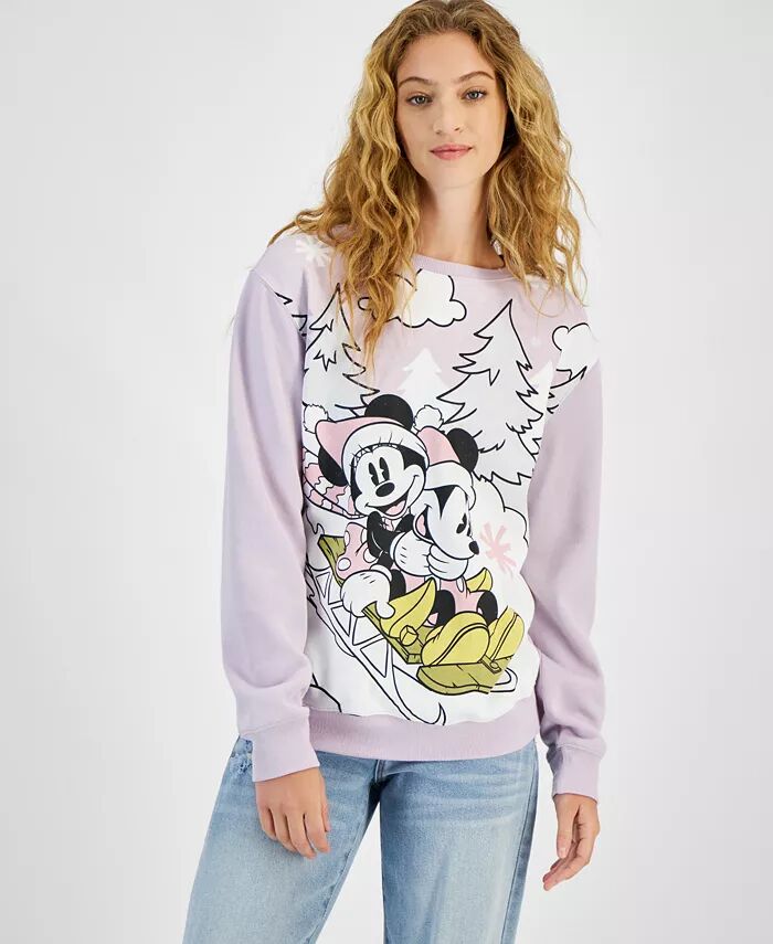 

Толстовка для катания на санках с Микки и Минни для юниоров Disney, фиолетовый