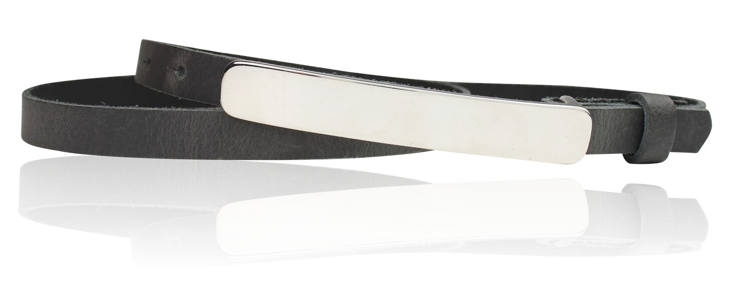 

Кожаный ремень FRONHOFER, серый