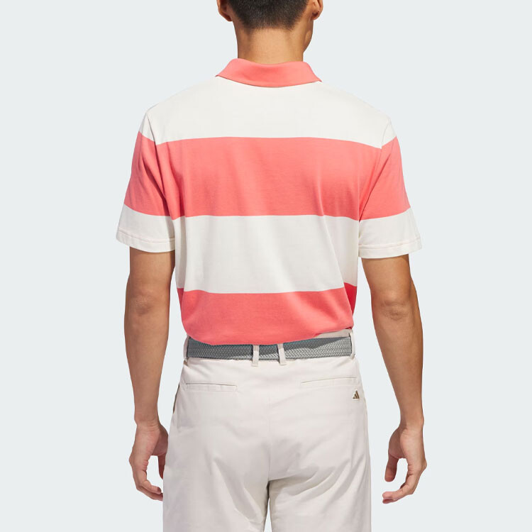Рубашка поло COLORBLOCK мужская алая Adidas, цвет Scarlet — фото 3