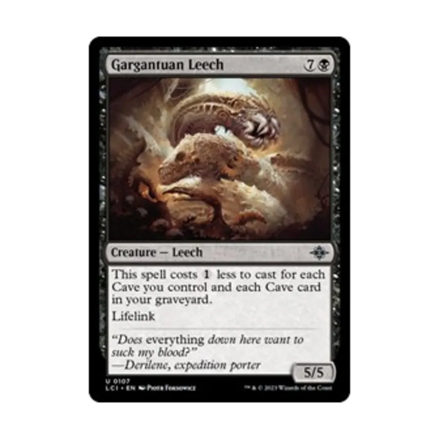 

CCG Гигантская пиявка (U), MTG - The Lost Caverns of Ixalan