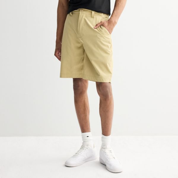 

Мужские эластичные катионные шорты с плоской передней частью, длина 25 см Hallstatt, хаки